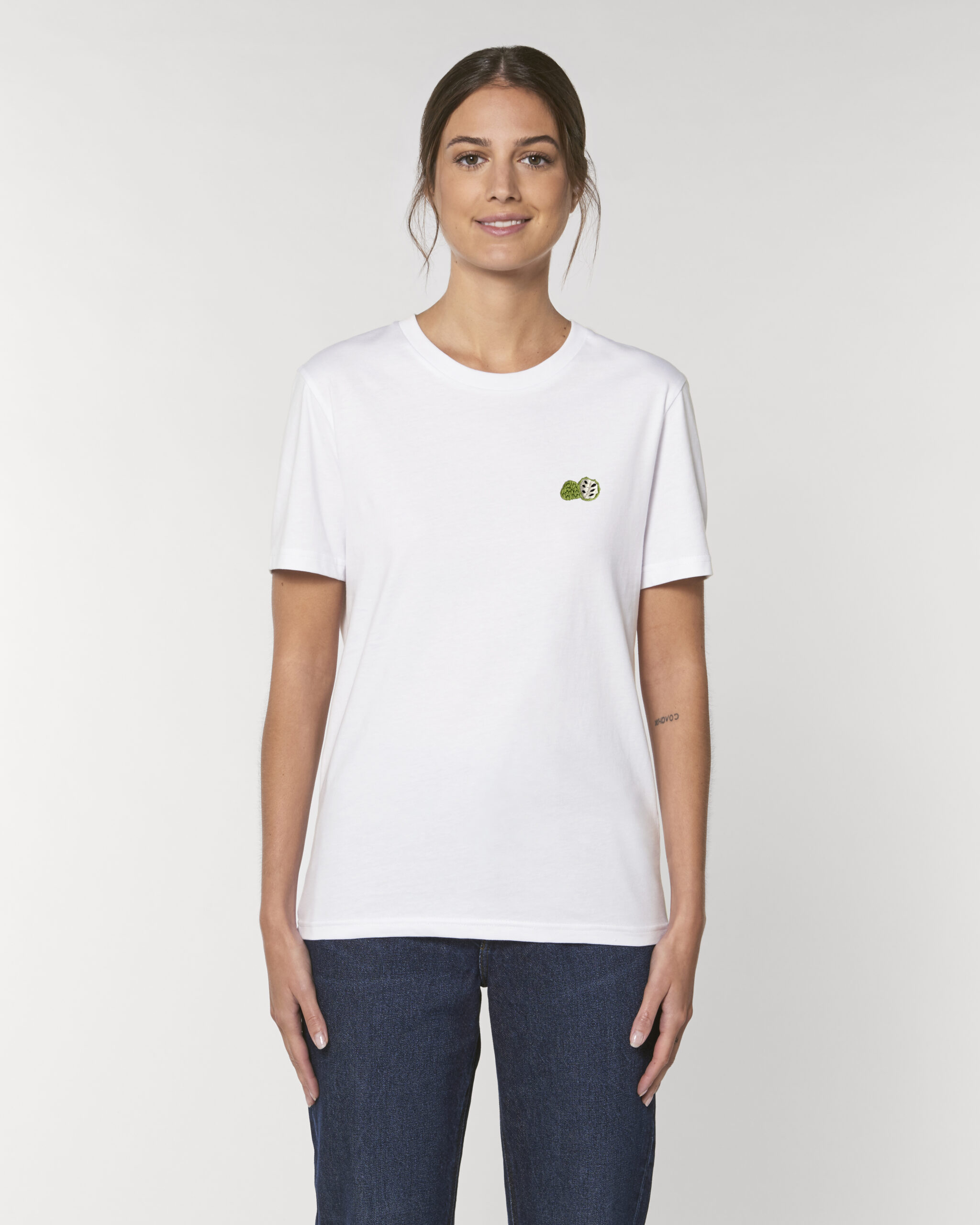 T-shirt branco mulher frente copyd