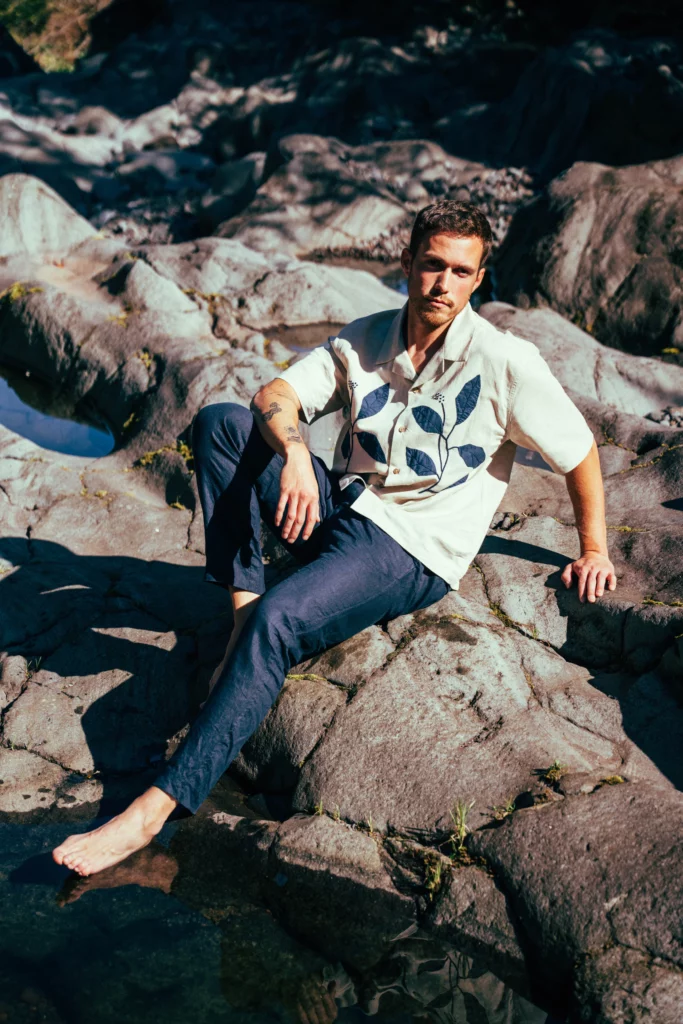 Camisa Til bordado Madeira