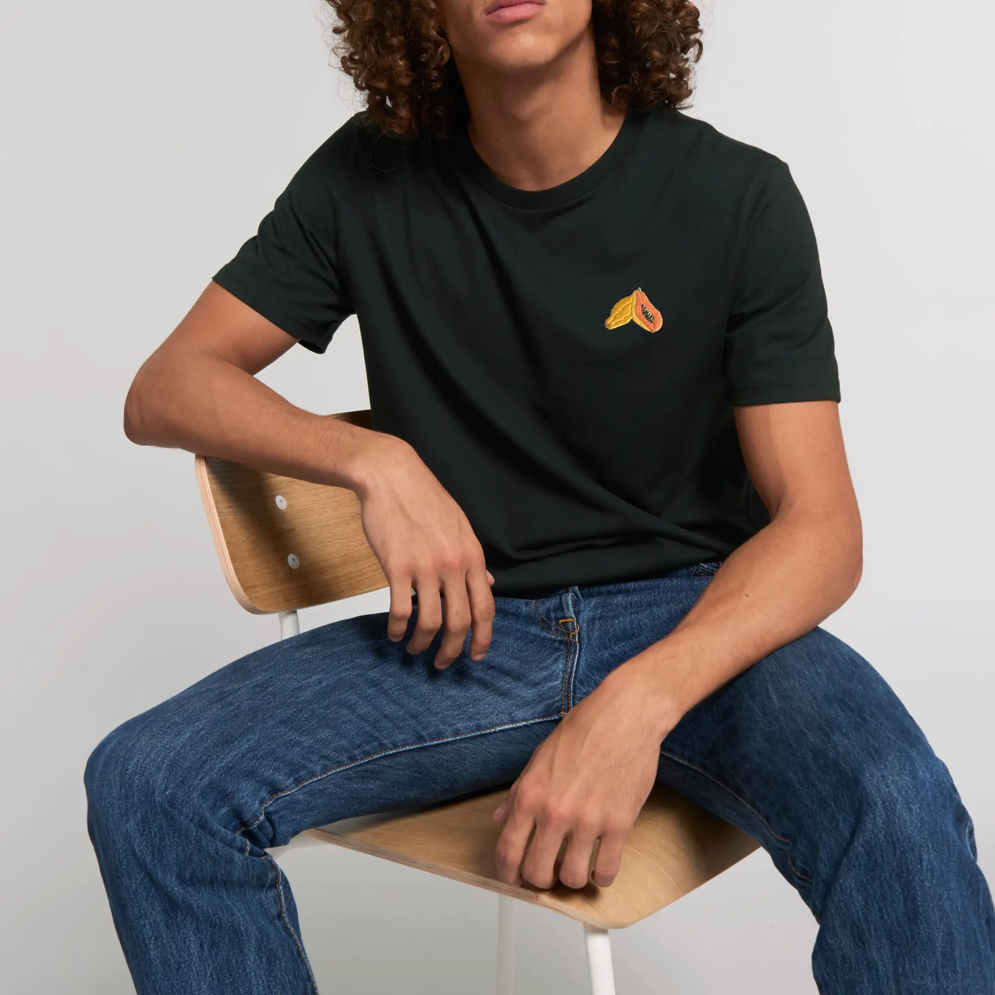 T-shirt preta papaia