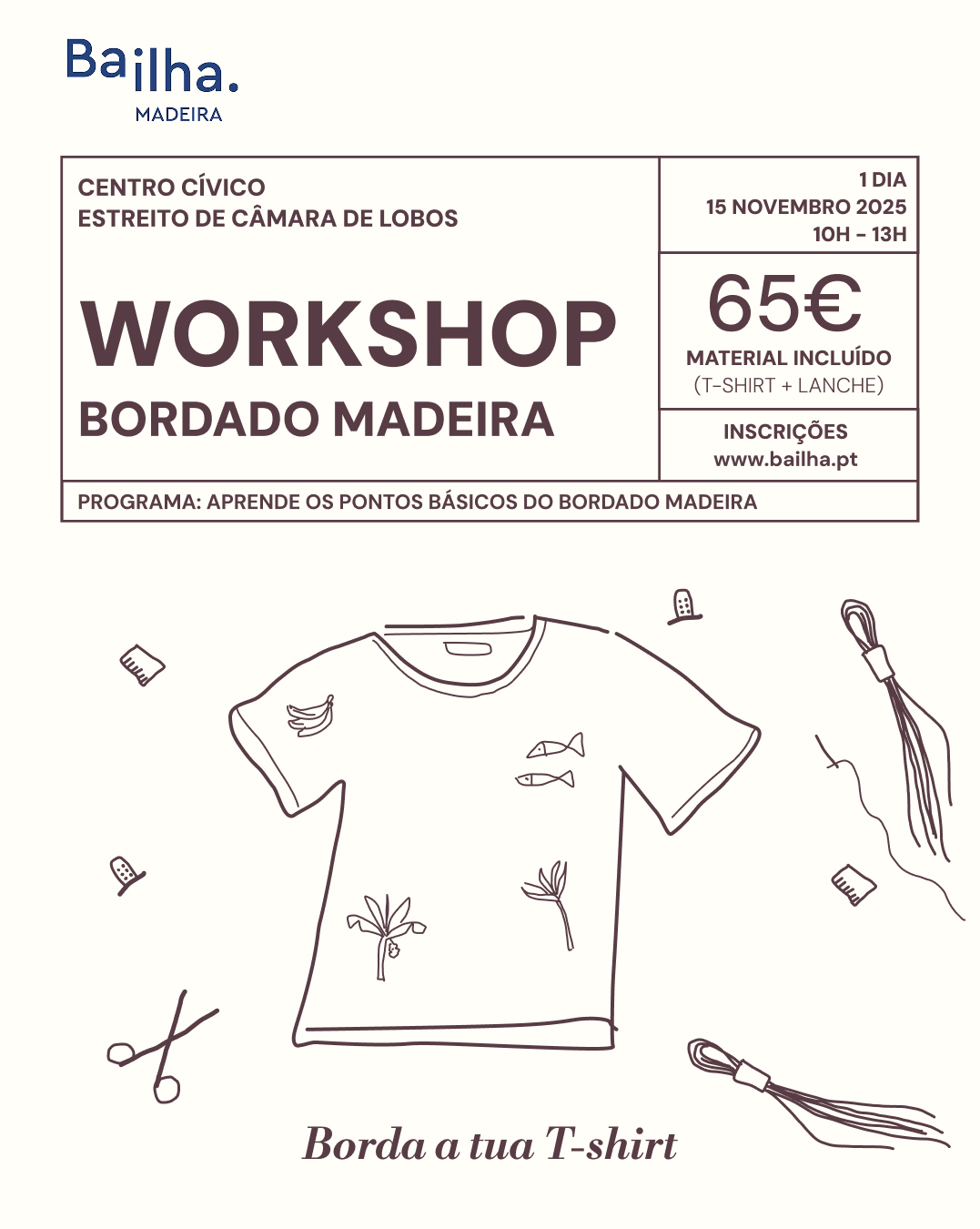 Workshops T-shirt 15 nov
