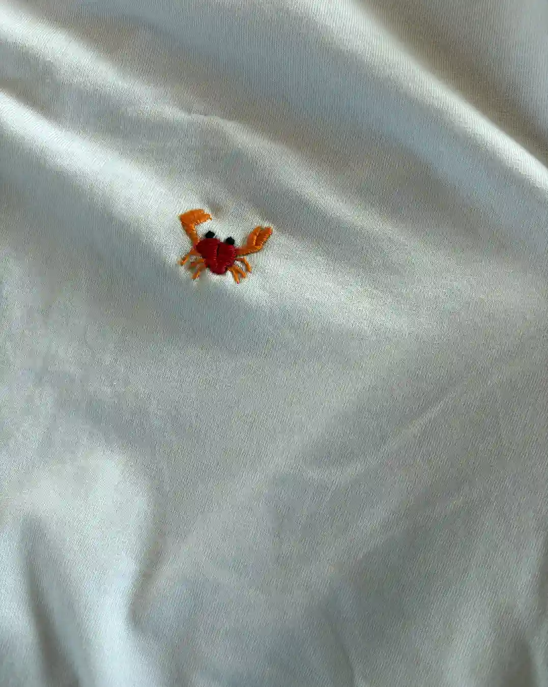 Embroidered crab