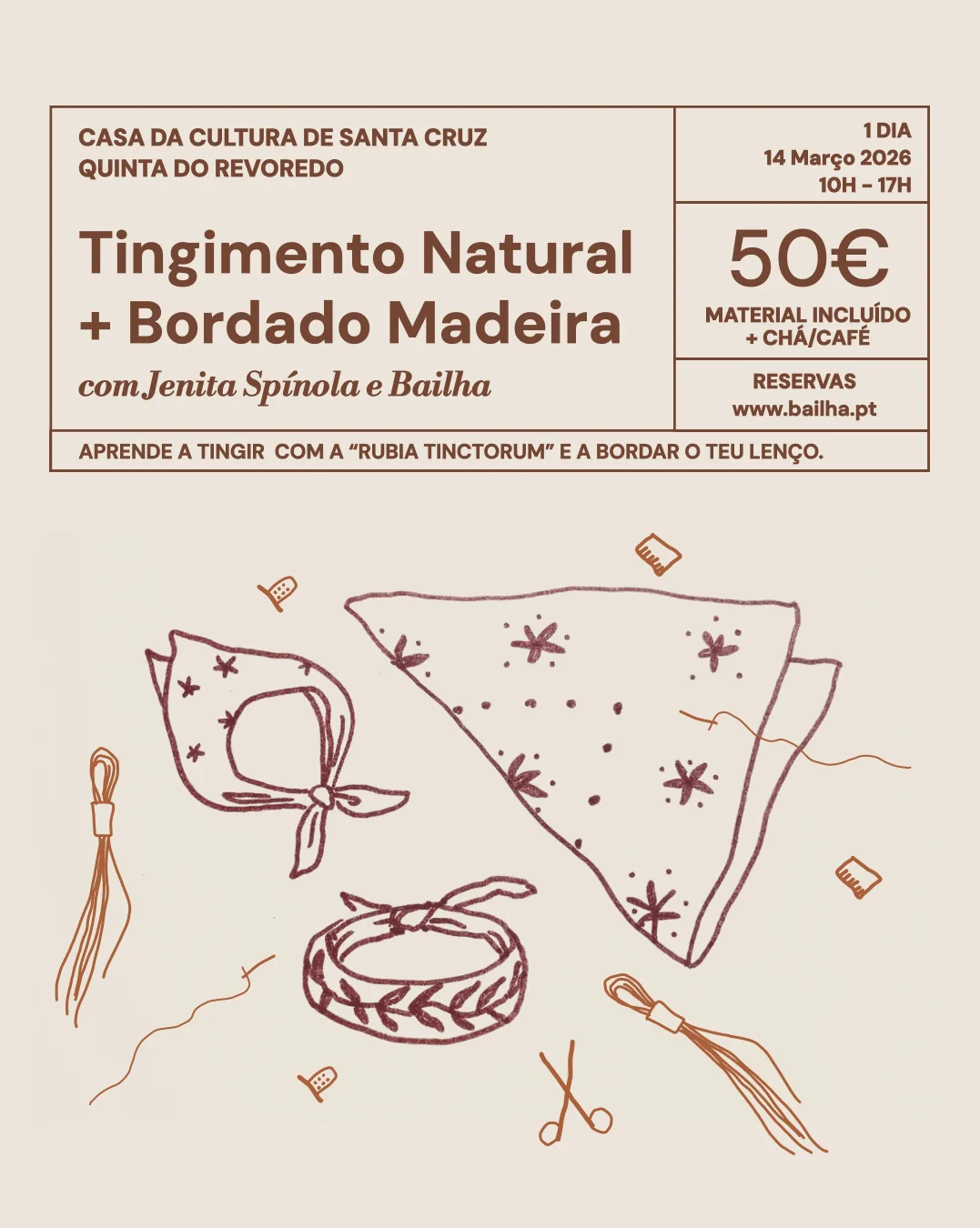 workshop tinturaria natural